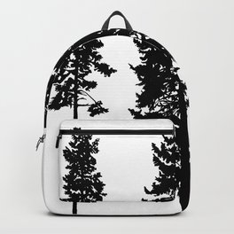 Minimalist Skinny Pine Trees Backpack