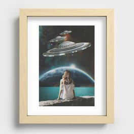 They're Coming Recessed Framed Print