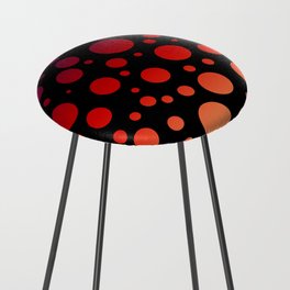 Retro Vibes Dots on Color Gradient - Mahama Counter Stool