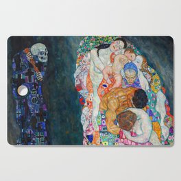 Gustav Klimt - Death and Life Cutting Board