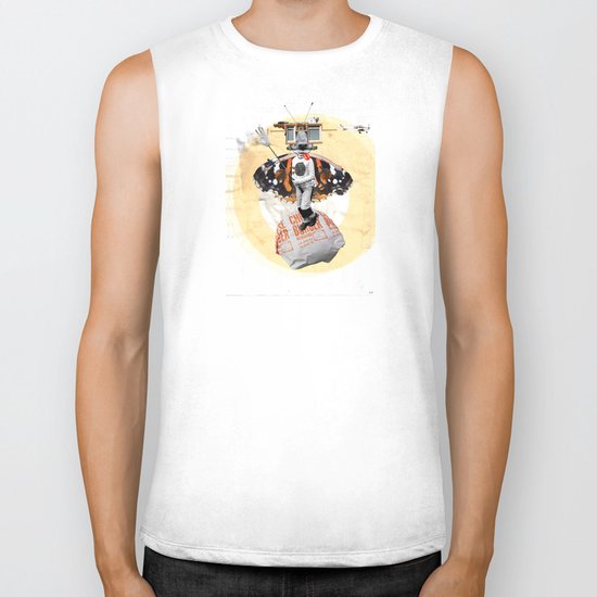 Satisfaction - WhiteVersion - DogKidCollage Biker Tank