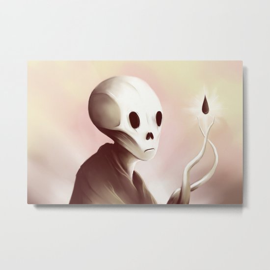 oil worshipper Metal Print