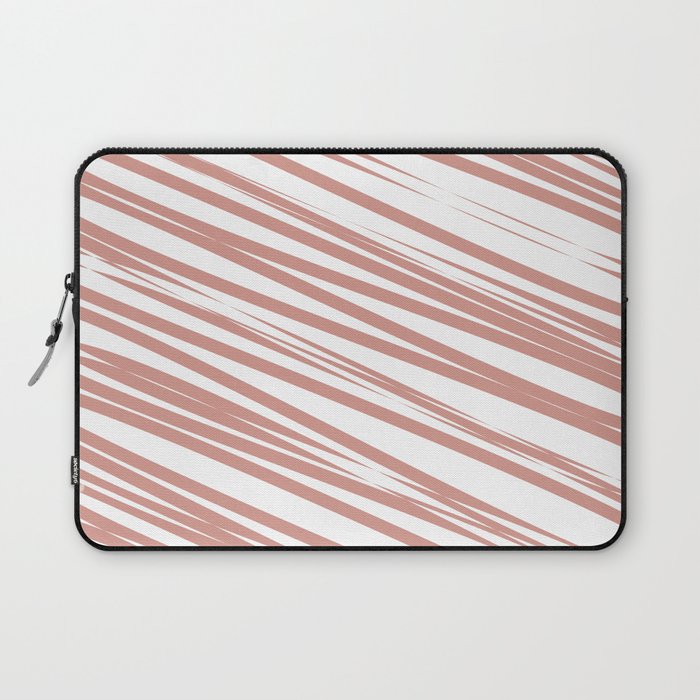 Rose  stripes background Laptop Sleeve