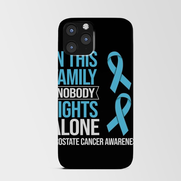 Prostate Cancer Blue Ribbon Survivor Awareness iPhone Card Case