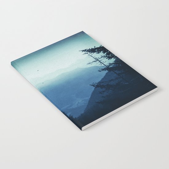 Blue Valmalenco - Alps at sunrise Notebook