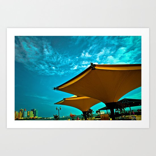 Blue Skies Art Print