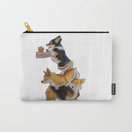 Corgi hungry for cupcake Carry-All Pouch