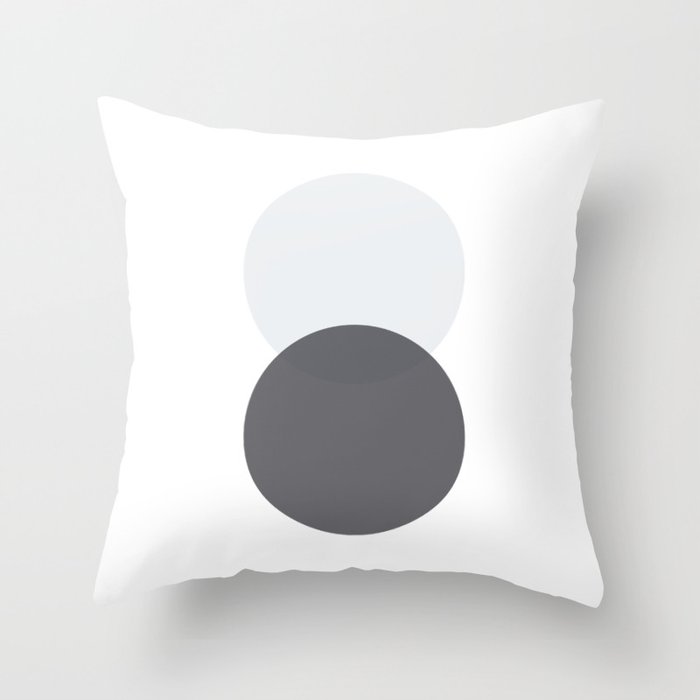 Geometric Circles Throw Pillow