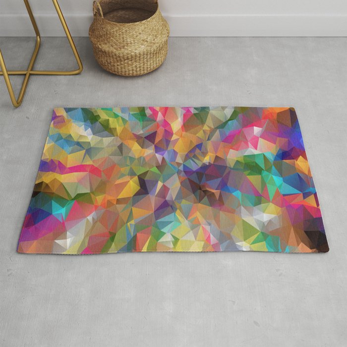 Kaleidoscope Color. Rug