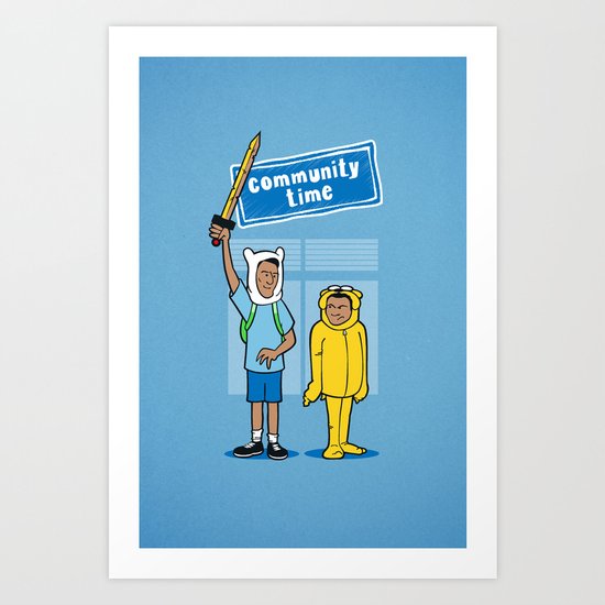 Community Time! Art Print
