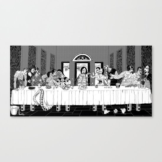 please pass the coleslaw Canvas Print