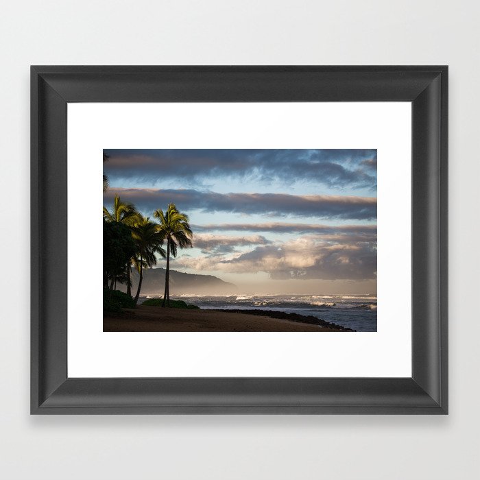 North Shore Hawaii Framed Art Print