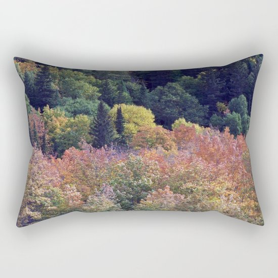 Autumn Hillside Rectangular Pillow