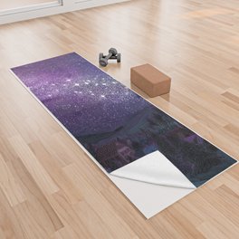 Sleeping Under the Milky Way Yoga Towel
