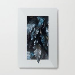 Growth II (blue) Metal Print