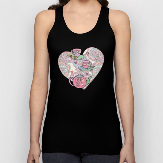 You, me, plus tea Unisex Tank Top