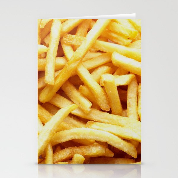 French fries pattern  Stationery Cards