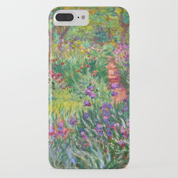 Claude Monet - The Iris Garden At Giverny iPhone Case
