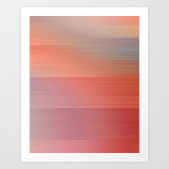 evening glow Art Print