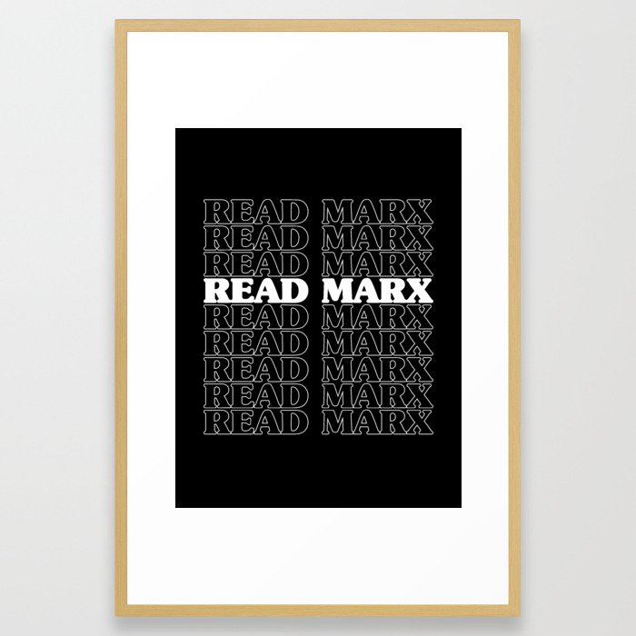 Read Marx Framed Art Print