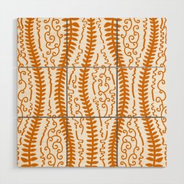 The leaves pattern 5 Wood Wall Art
