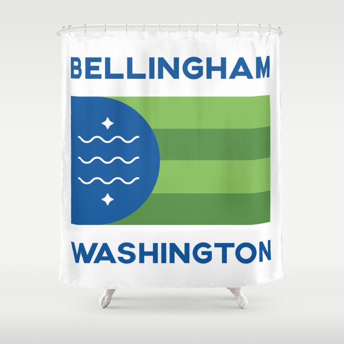 Bellingham, Washington Shower Curtain