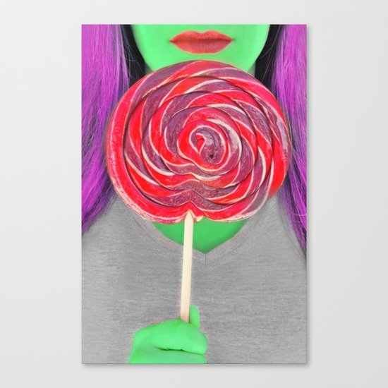 Space Lollipop Canvas Print