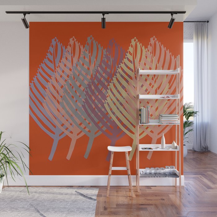 Festive Feathers Art and Decor Wall Mural