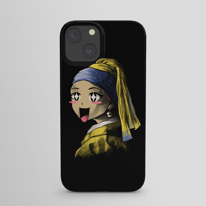 Kawaii with a Pearl Earring iPhone Case