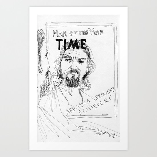 The Dude Art Print
