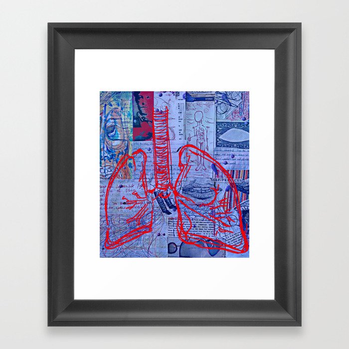 Lung Framed Art Print