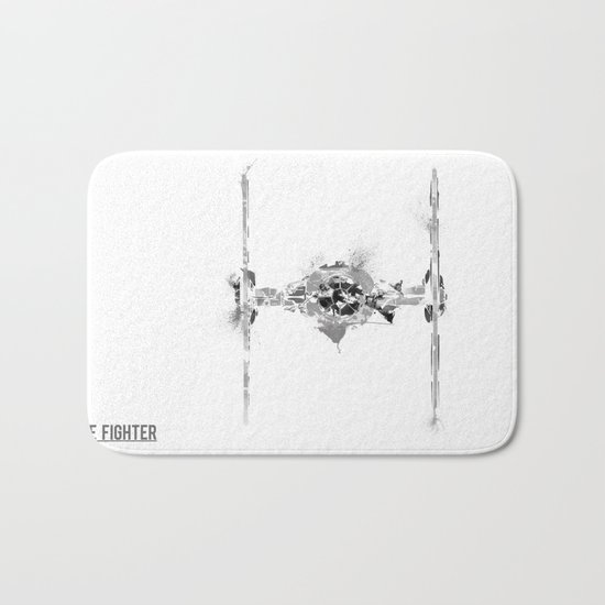 Star Wars Vehicle Tie Fighter Bath Mat