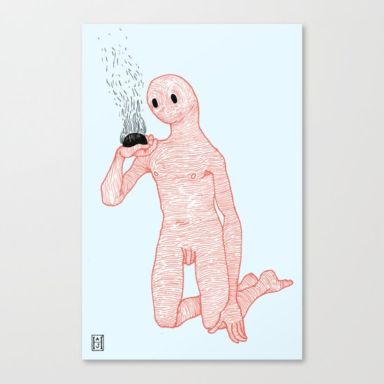 And Still It Burns Canvas Print