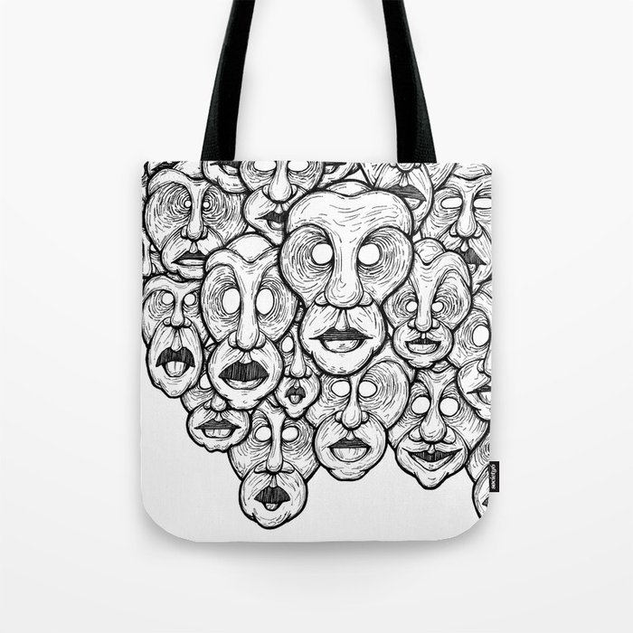 Face Space Tote Bag
