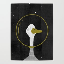 Space Goose Poster