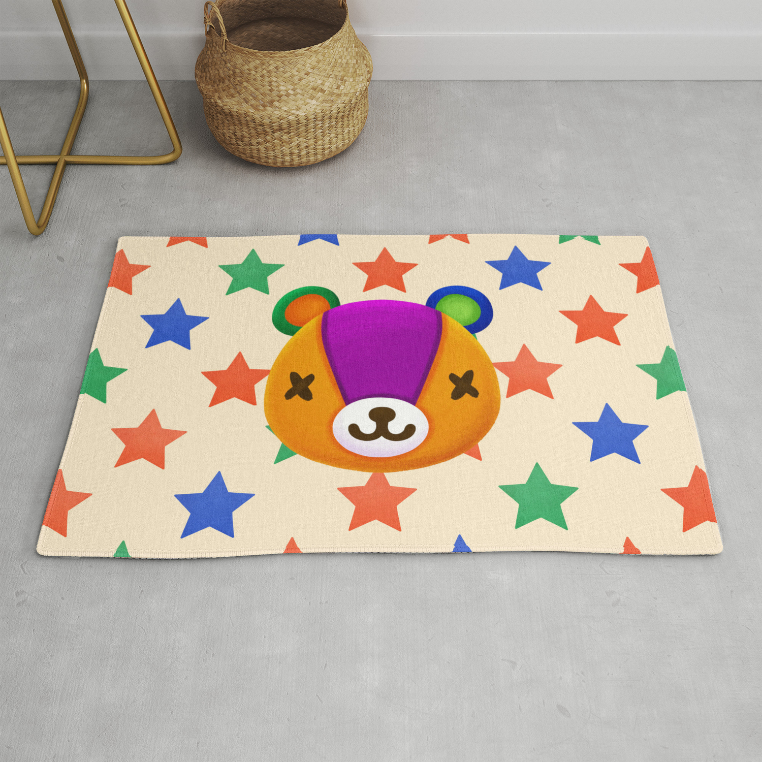Stitches Animal Crossing Rug By Scribblemonkey Society6