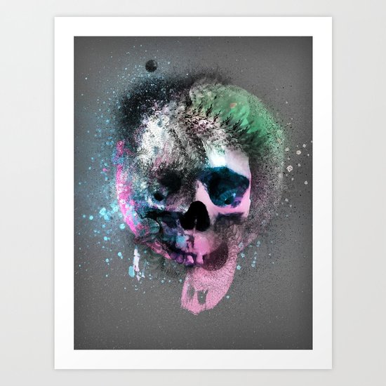 A Skull Art Print