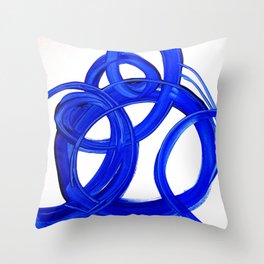 cobalt pillows