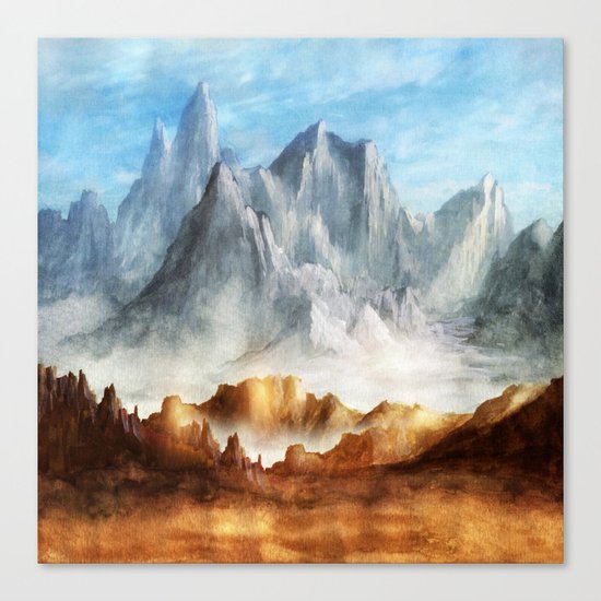 Over The Mountains Canvas Print