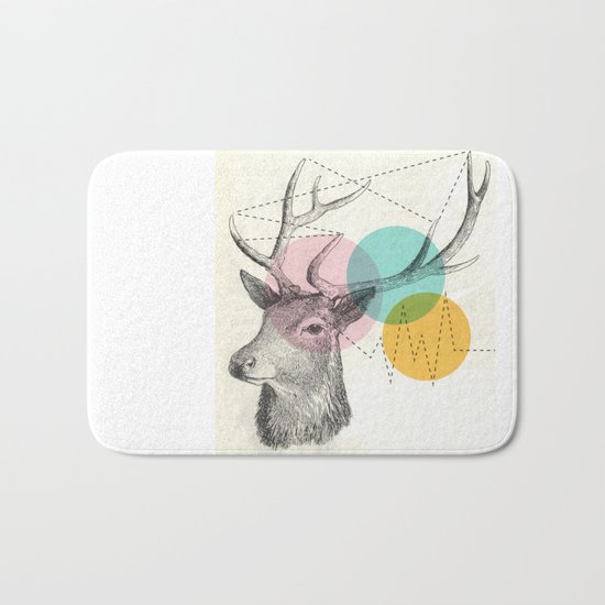 stitch doe Bath Mat