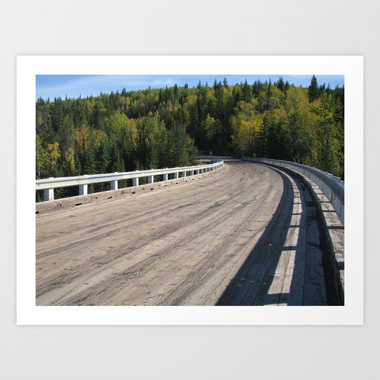 Bend In The Road III Art Print