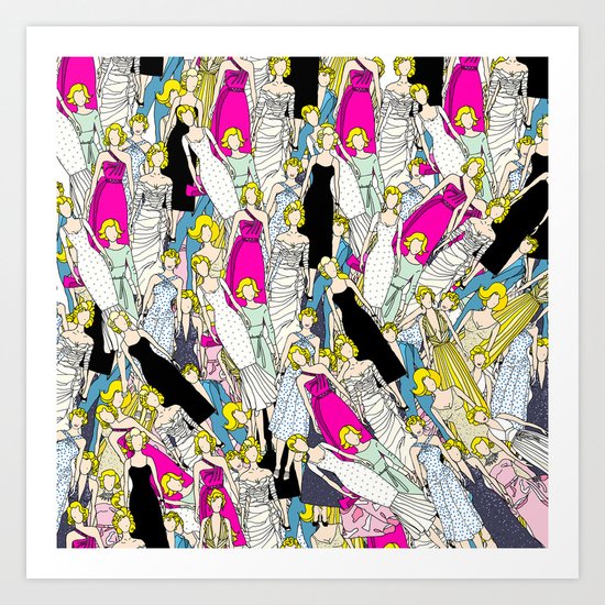 Marilyn in Bloom Art Print
