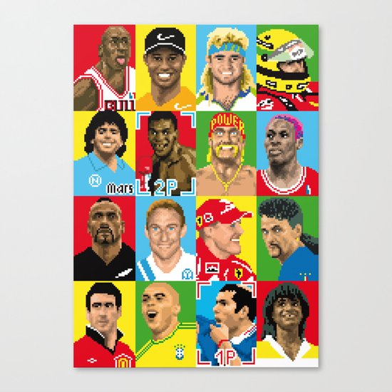 select your athlete Canvas Print