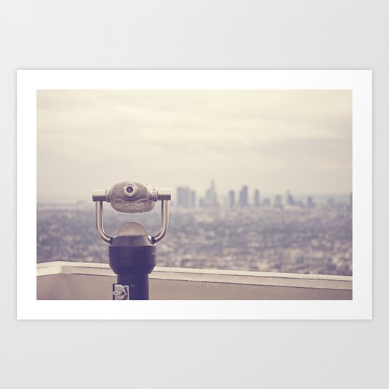 The View: Los Angeles Art Print