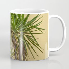 Palm meets Yellow Wall #1 #wall #art #society6 Mug