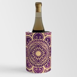 Cosmic Gold Mandala Wine Chiller