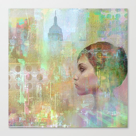 if you go away Canvas Print