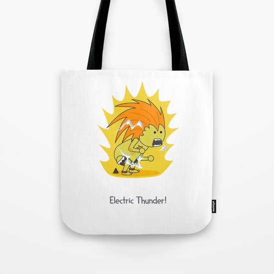 Electric Thunder! Tote Bag