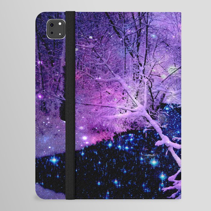 Cosmic River Galaxy Forest iPad Folio Case