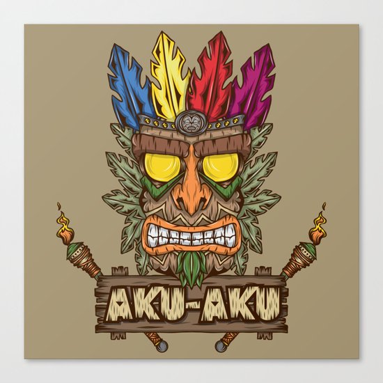 Aku-Aku (Crash Bandicoot) Canvas Print